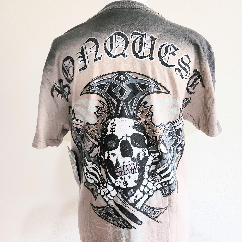 Men's Graphic T-Shirt - Black and Gray